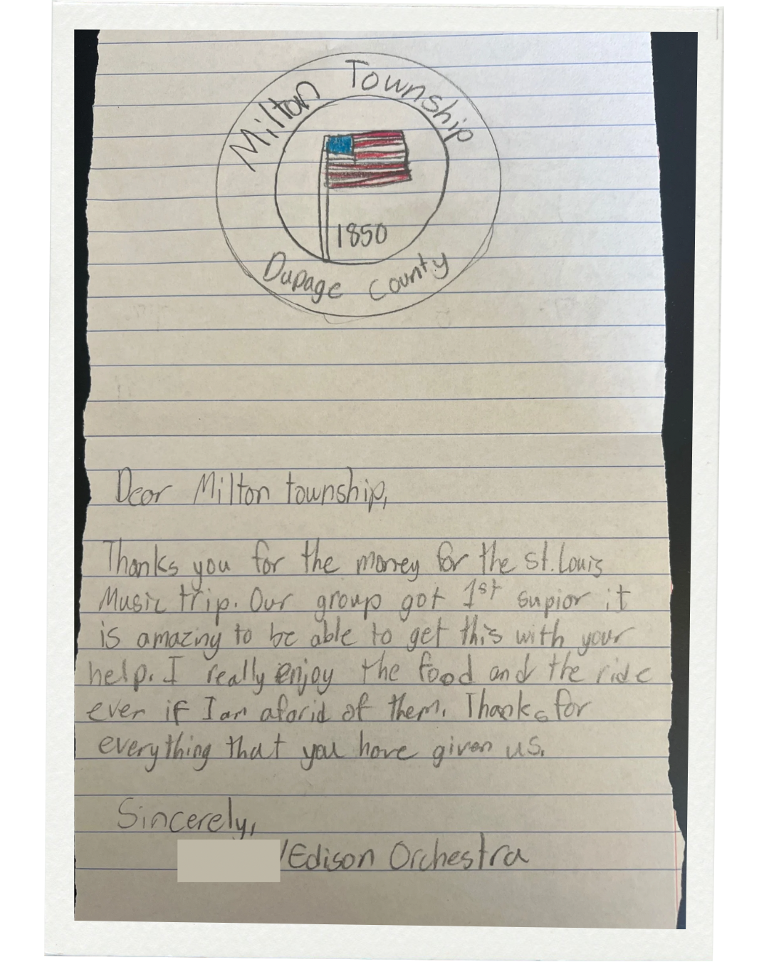 Youth scholarship Example 1